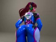 Tracer and DVA in Overwatch have sex