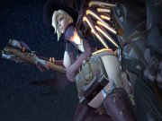 Mercy Hallowen in Overwatch have sex