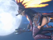 Mercy Hallowen in Overwatch have sex