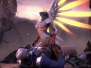 Mercy in Overwatch have sex(with music)
