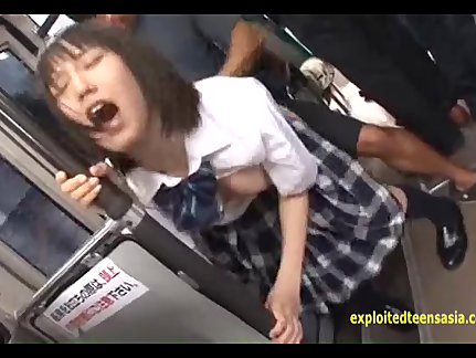 Jav Student Ambushed On A Bus Fucked Hard