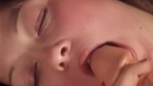 Girls play with huge dildo