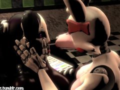 Puppet and Mangle in Fnaf have sex