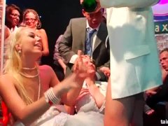 Sexy brides dancing and fucking Sexy brides dancing and fucking