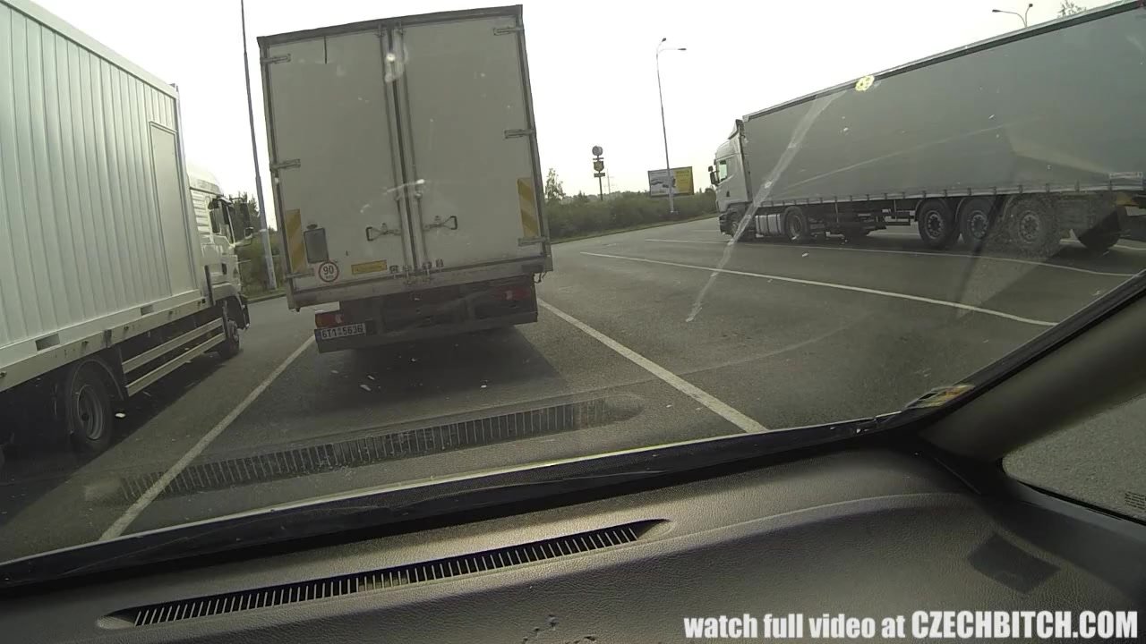 Blonde Street Whore Banged in Car