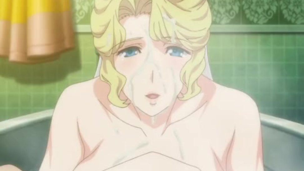 お風呂の中で爆乳メイドの最強パイズリを受けてザーメン顔射